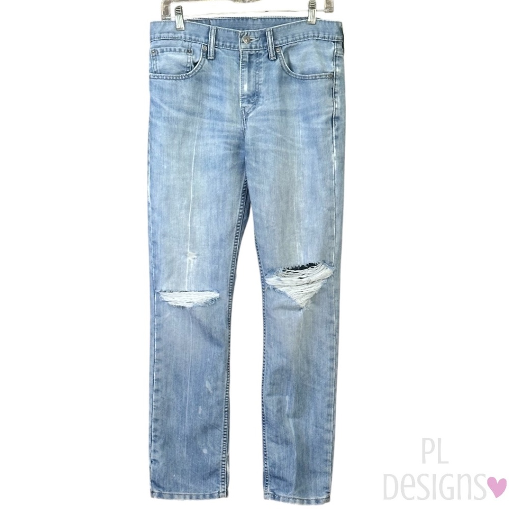 Levi's 511 Slim Fit Men's Light Wash Blue Jeans 31x30